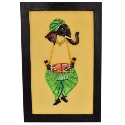 400x400 Musical Ganesha Wall Hanging