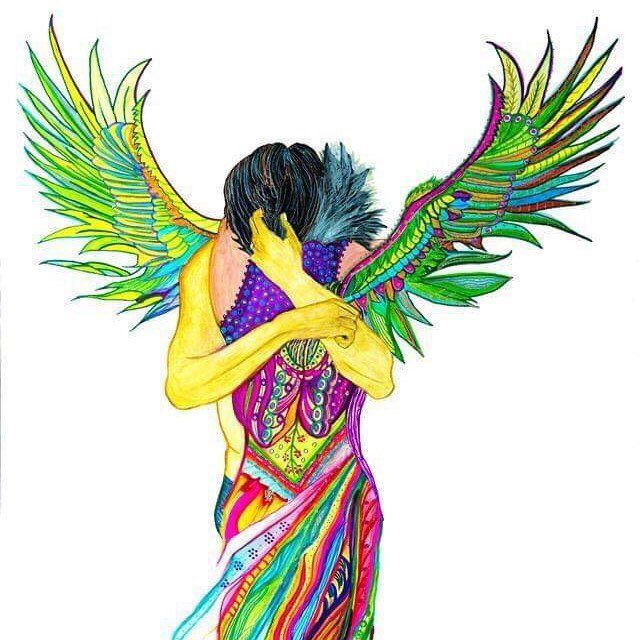 639x640 Valentines Day Painting, Gallery Wrapped, Canvas Print, Lovers