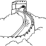 160x160 Great Wall Of China Coloring Page