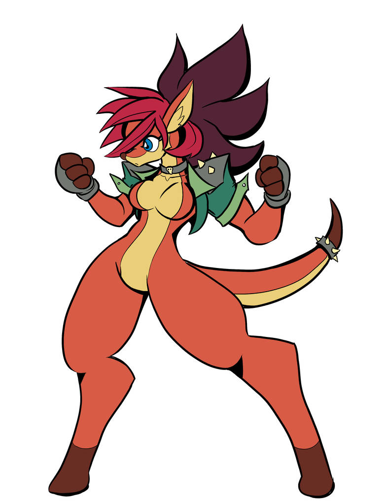 785x1017 willow the wallaby drawing