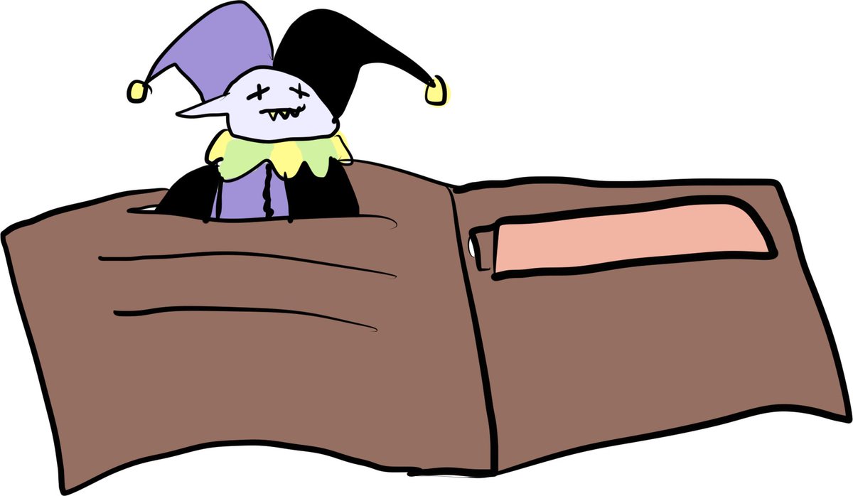 1200x698 One Jevil Drawing Everyday On Twitter Jevil Resides In A Wallet