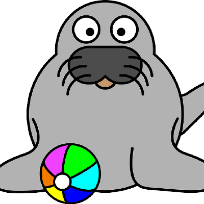 400x400 Collection Of Free Walrus Drawing Little Download On Ui Ex