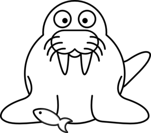 299x264 Collection Of Free Walrus Drawing Outline Download On Ui Ex
