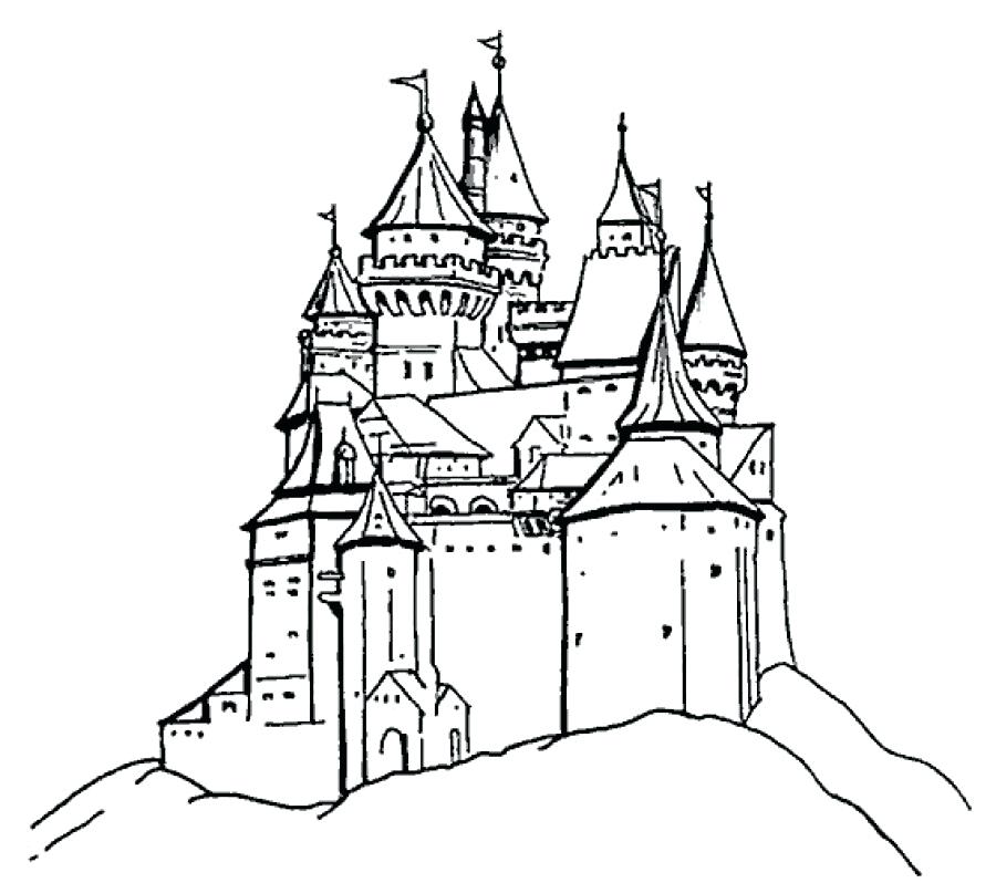 900x798 Disney Castle Coloring Pages Castle Coloring