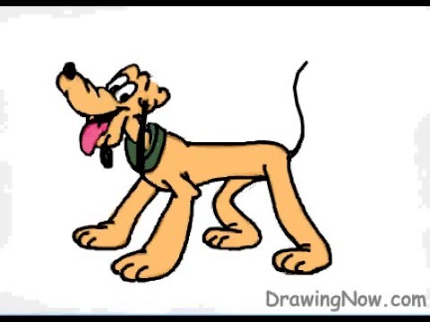 480x360 How To Draw Disney Characters Pluto