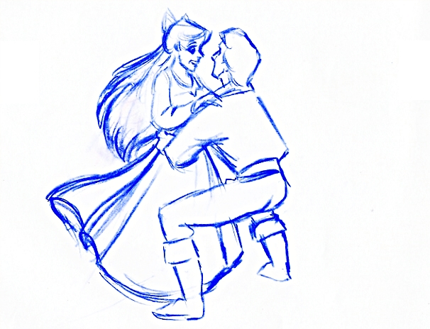 606x464 Walt Disney Sketches