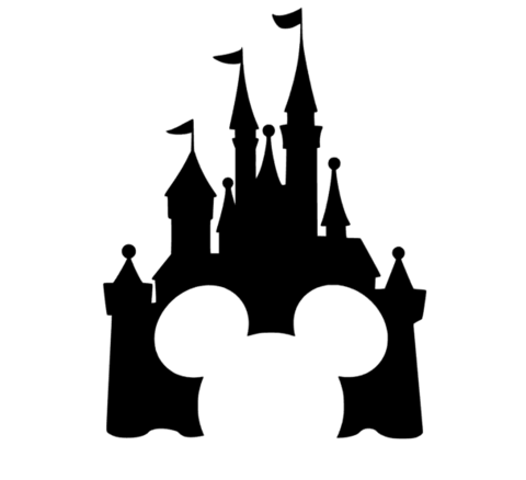480x438 Disney Castle Silhouette Png