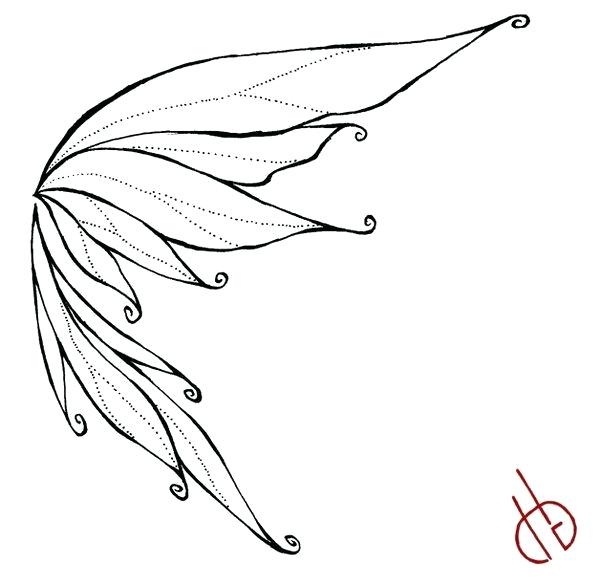 600x585 How To Draw Fairy Draw Fairy Lights Running