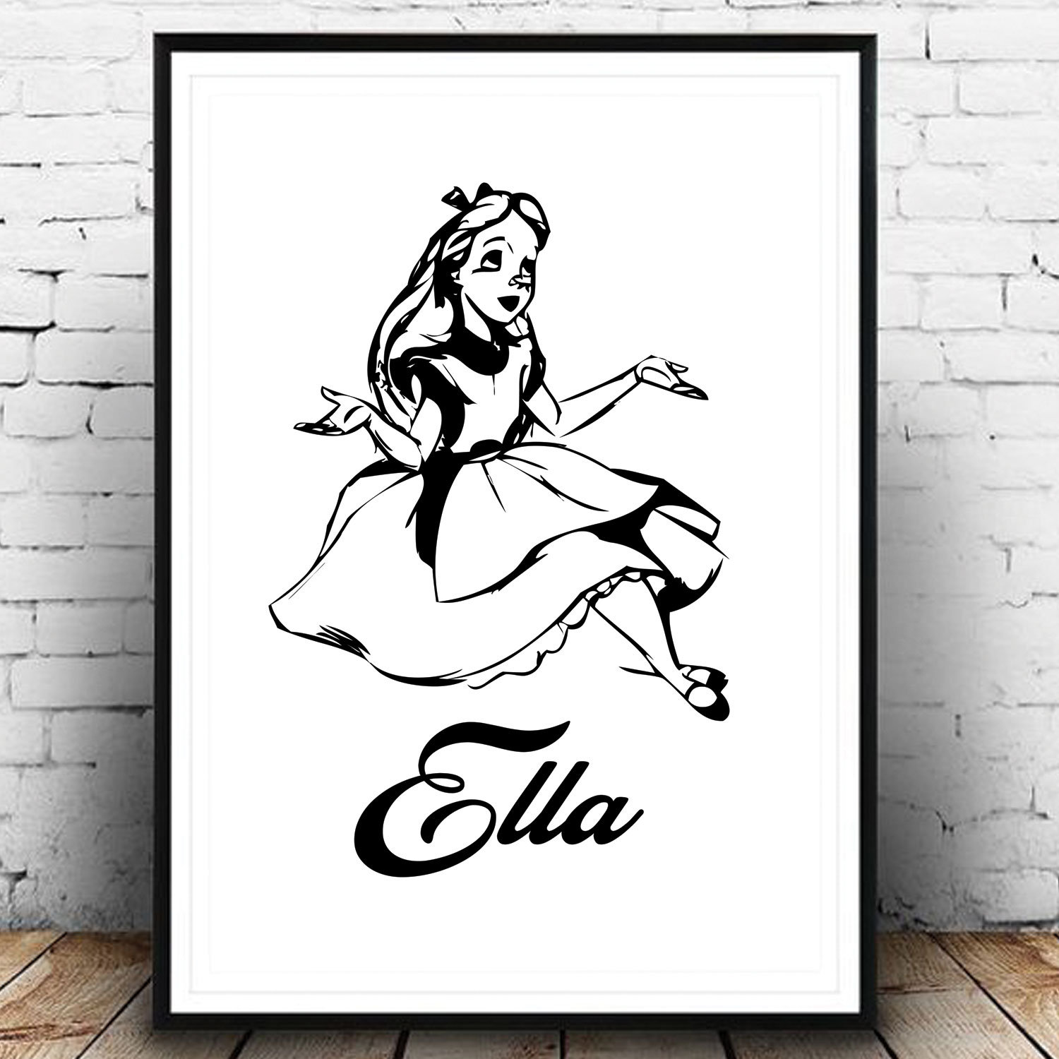 1500x1500 Personalised Disney Kids Bedroom Poster Etsy