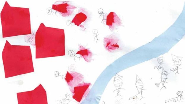 624x351 coventry refugee children's drawings show reality of war