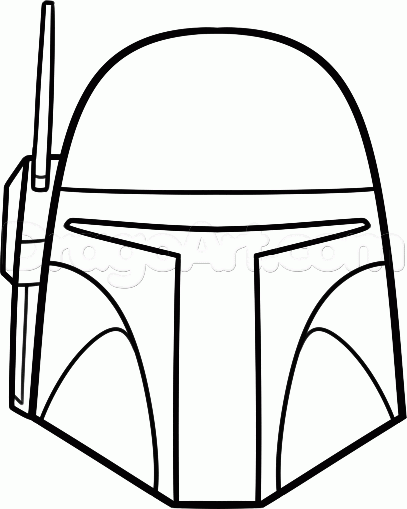 815x1020 Easy To Draw Star Wars Characters How To Draw Boba Fett Easy