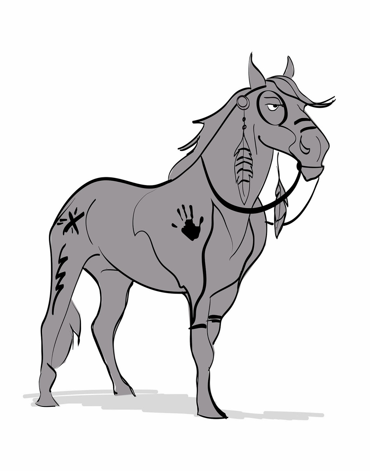 1257x1600 Cartoon Caveman January