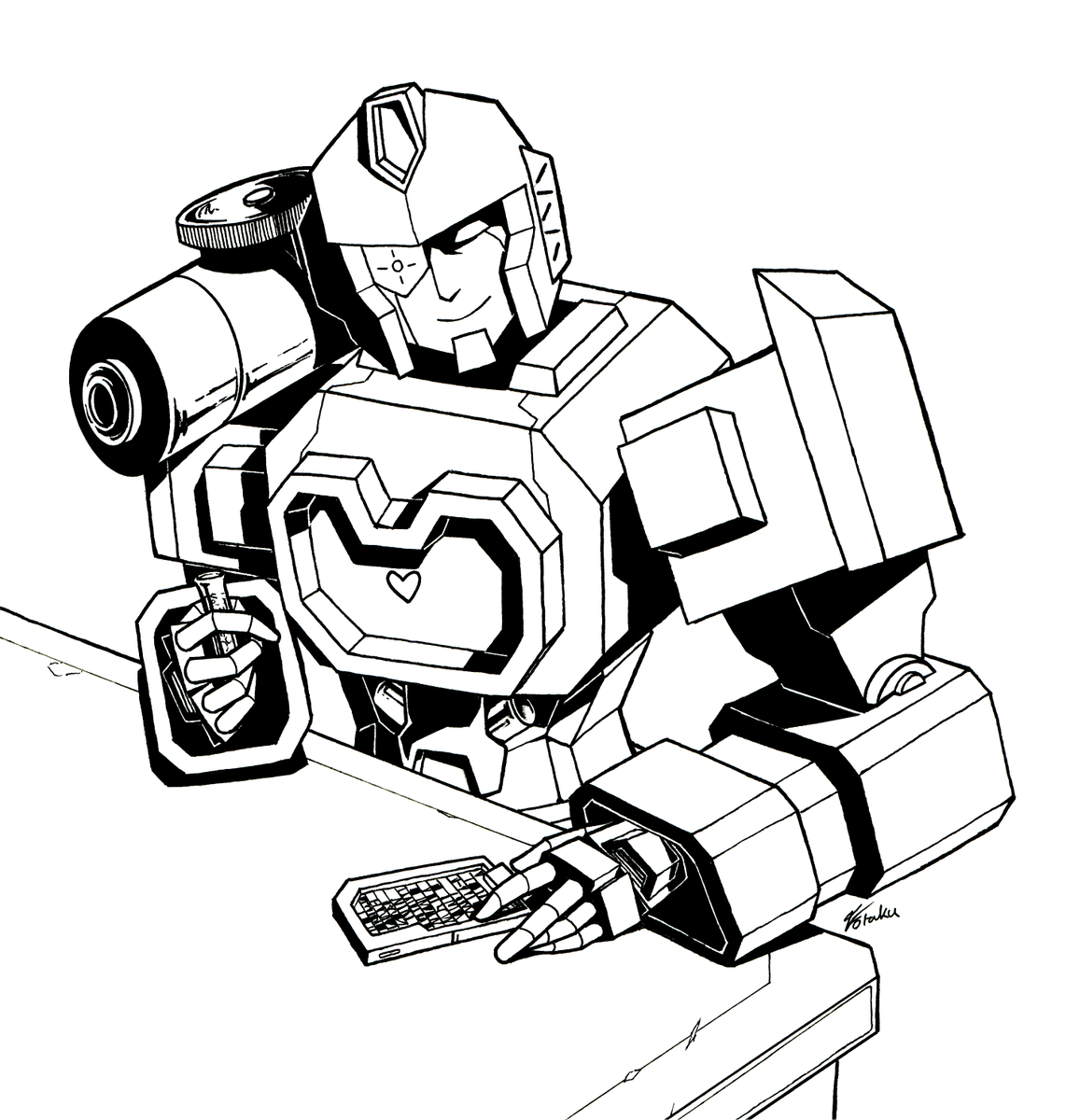 1142x1200 On Hiatus! Robot Enthusiast On Twitter Have A Nice Perceptor