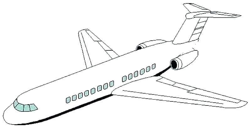 800x409 Pictures Of Airplanes To Color Coloring Pages Jet Plane