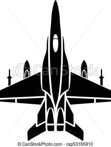 357x470 War Plane Icon, Simple Style War Plane Icon Simple Illustration