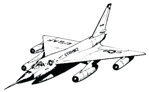 500x309 Coloring Pages Of Airplanes