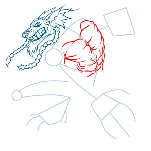 302x302 How To Draw A Worgen, World Of Warcraft, Step