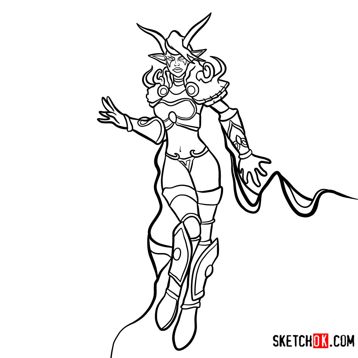 1200x1200 How To Draw Ysera World Of Warcraft