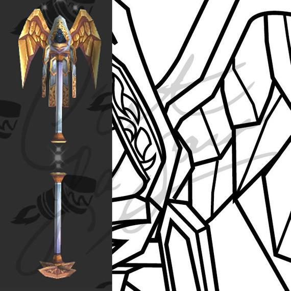 570x570 wow priest staff staff of immaculate recovery world of etsy