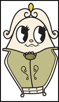 200x346 How To Draw Beauty And The Beast Cartoon Characters Drawing