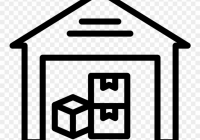 200x140 Vector Art Industrial And Commercial Warehouse Clipart Drawing