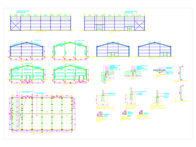 800x600 Warehouses Workshops Steel Structures Modular Prefabricated