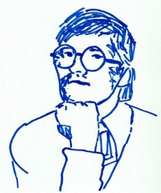 235x282 Andy Warhol Drawing In James B Studios