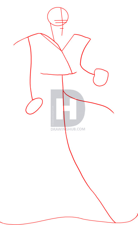 442x720 How To Draw A Warlock, Step