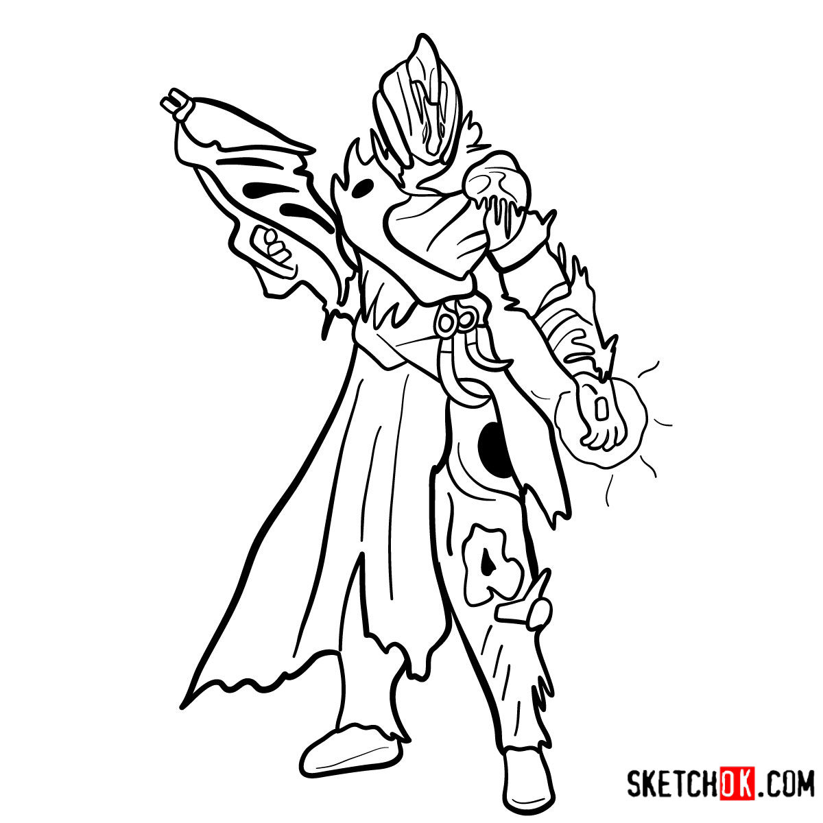 1200x1200 How To Draw The Warlock Destiny