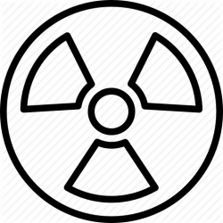 250x250 Radiation Drawing Warning, Picture