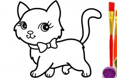 236x157 Cat Drawings Crazy Bucket Baby Simple Cute Pencil Aristocats