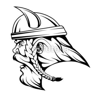 400x400 head viking warrior in combat helmet, viking warrior face drawing