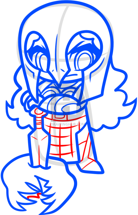 464x720 How To Draw A Warrior Girl, Step