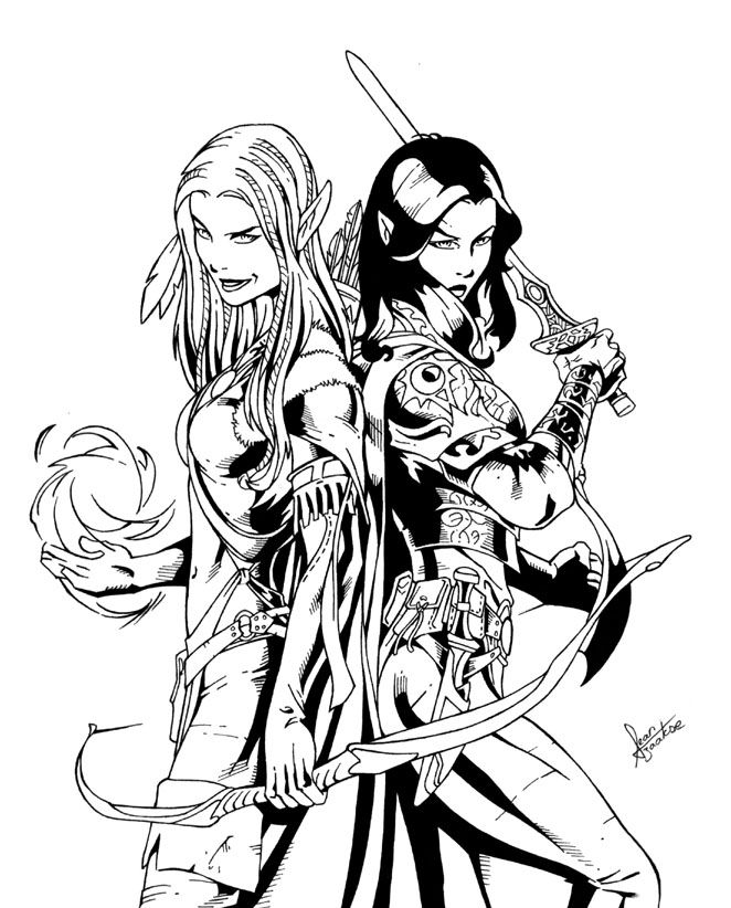 662x822 Warrior Women Inks