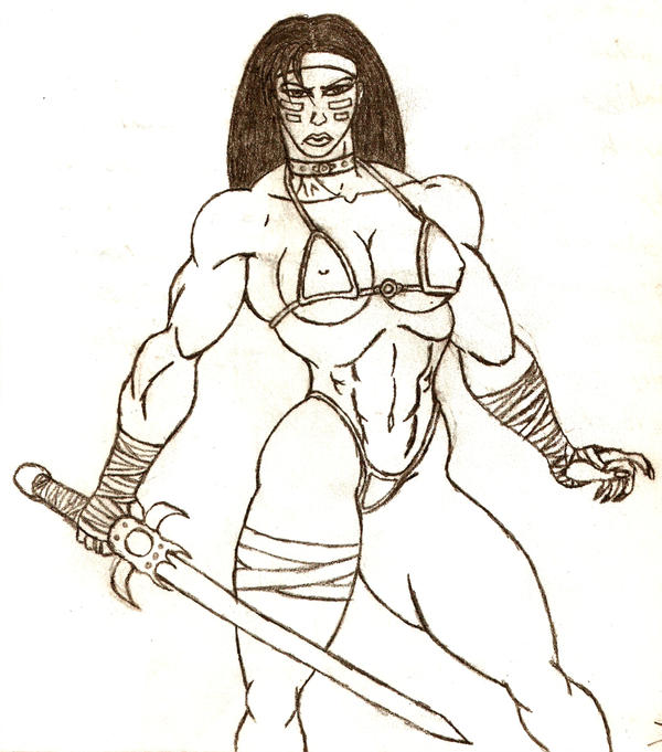 600x681 Amazonian Warrior Woman