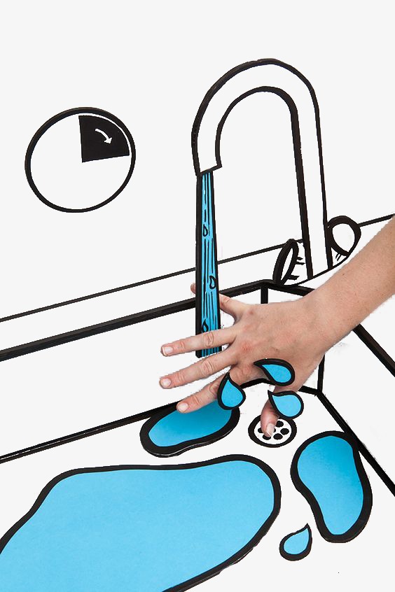 564x846 Hand Wash Basin, Water, Paper Cut, Hand Png Clipart Image