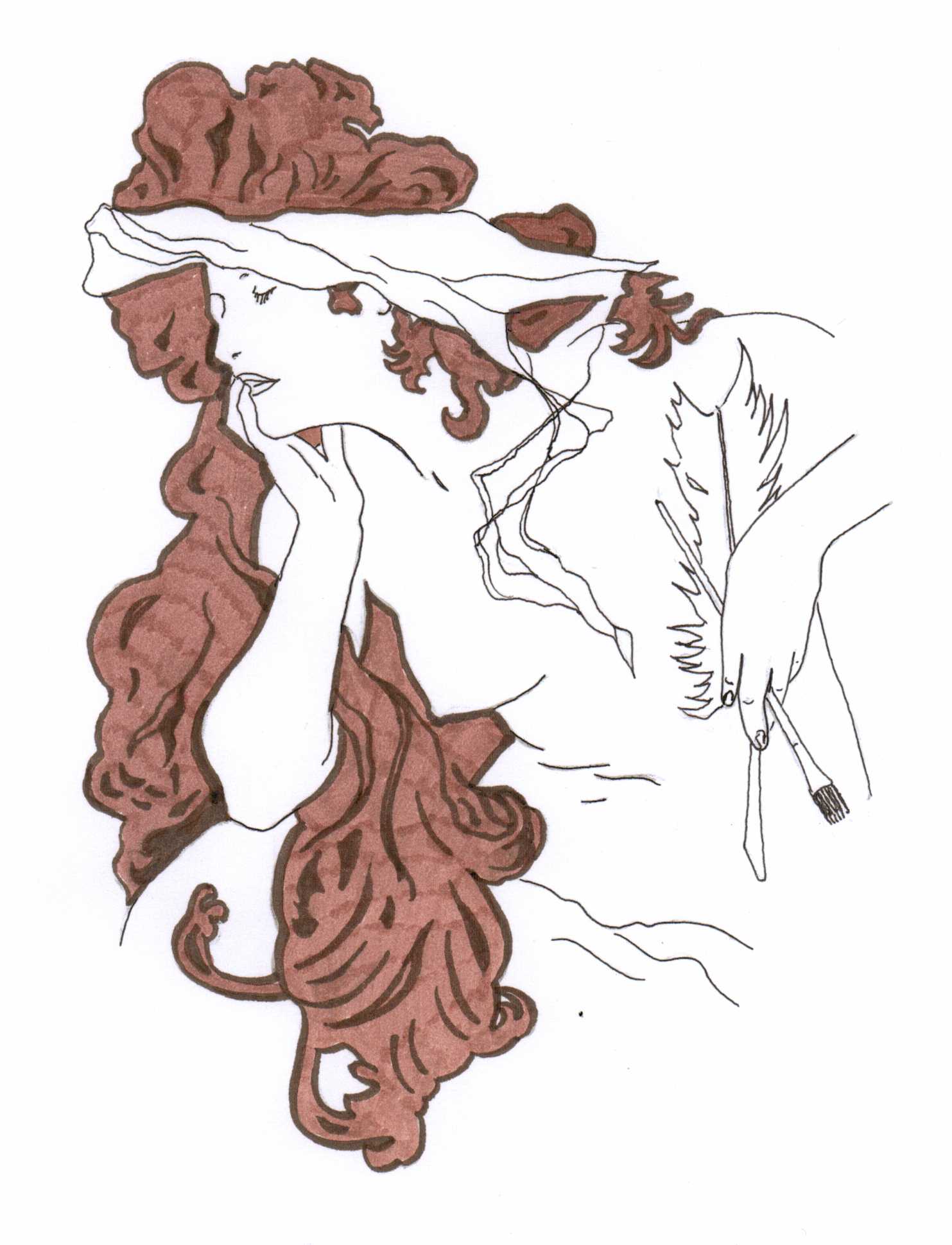 1483x1939 After Mucha Paintings And Poetry