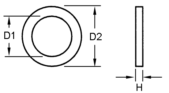 552x303 Nylon Washer