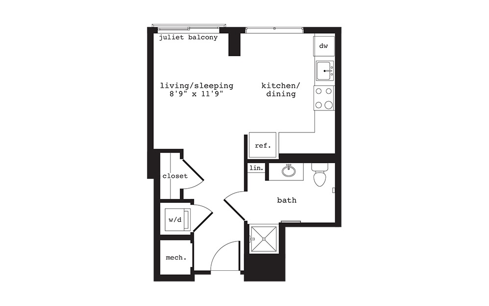 998x626 studio available studio, one, two bedroom apartments