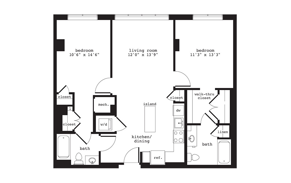 998x626 D Hr Available Studio, One, Two Bedroom Apartments