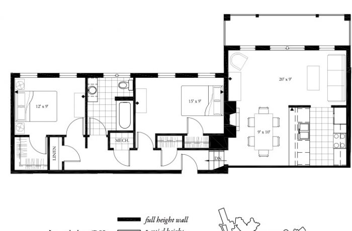 700x460 unit national park seminary apartments, apartments, silver