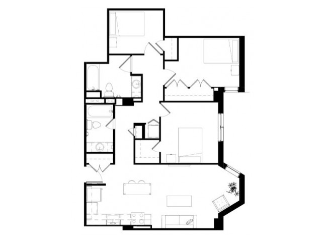 640x480 Bed Bath Apartment In Washington Dc Varsity On K