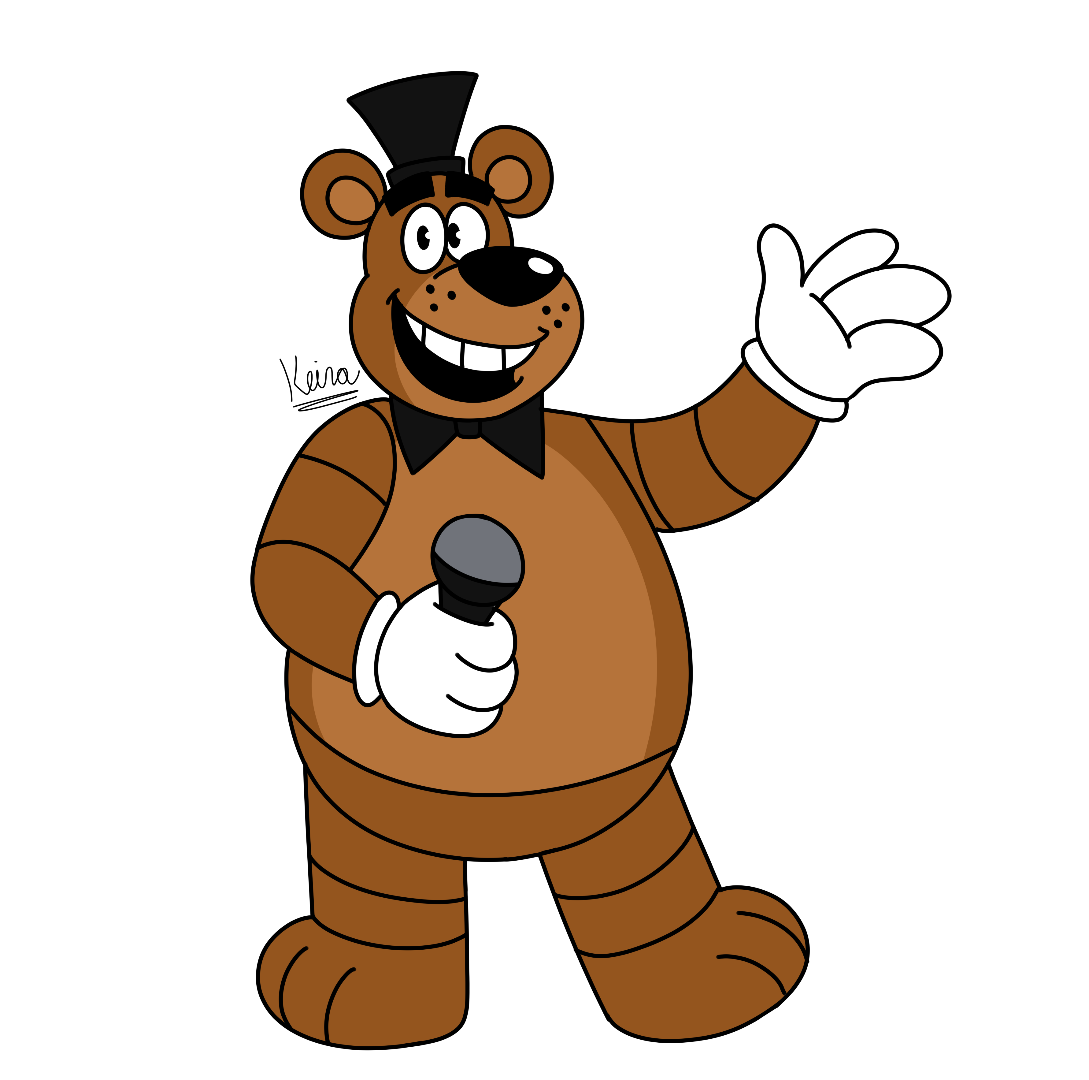 3561x3530 i drew this drawing of freddy a while back i feel kinda proud