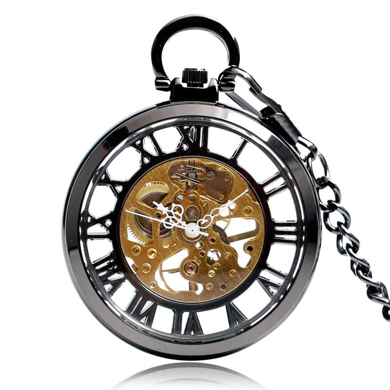 800x800 vintage pocket watch, black open face design classical pocket