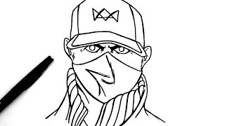 320x180 Watch How To Draw Aiden Pearce From Watch Dogs Lessons And Draw