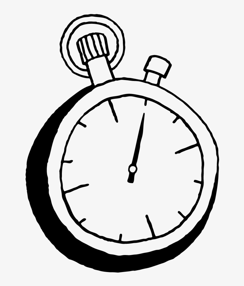 820x961 Clipart Transparent Stop Watch Drawing At Getdrawings