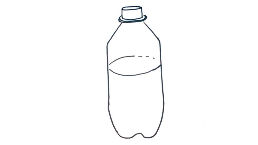 854x480 Huge Collection Of 'bottle Drawing' Download More Than Images
