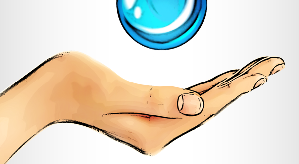 600x330 Beautiful Hand Painting Poster For Water Conservation Rainbows