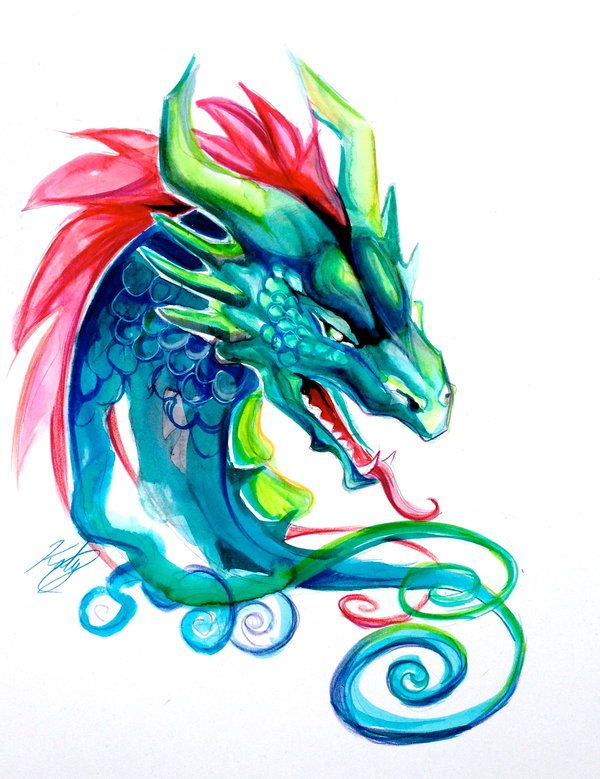 600x779 Dragon Head