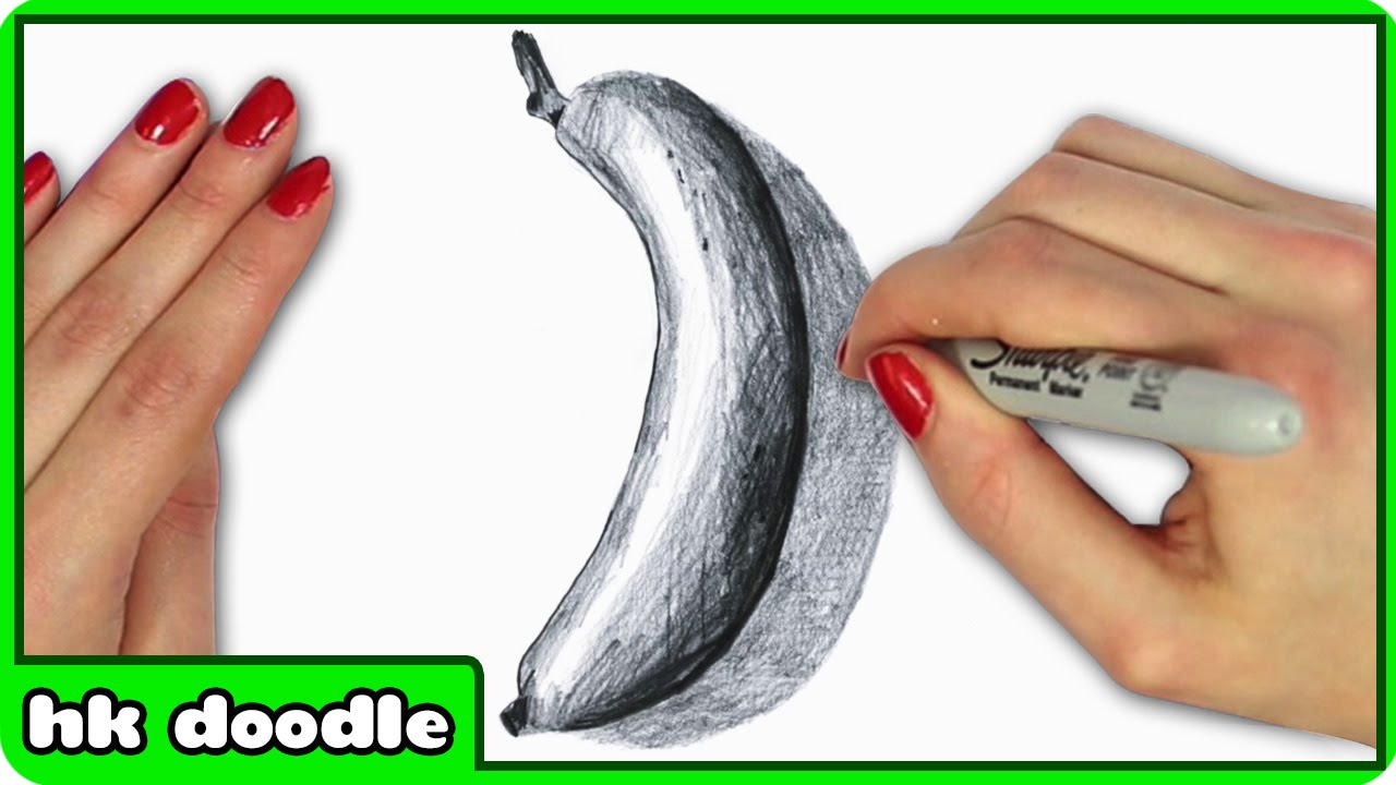 1280x720 How To Draw Shadows How To Shade A Fruit Drawing Tutorial